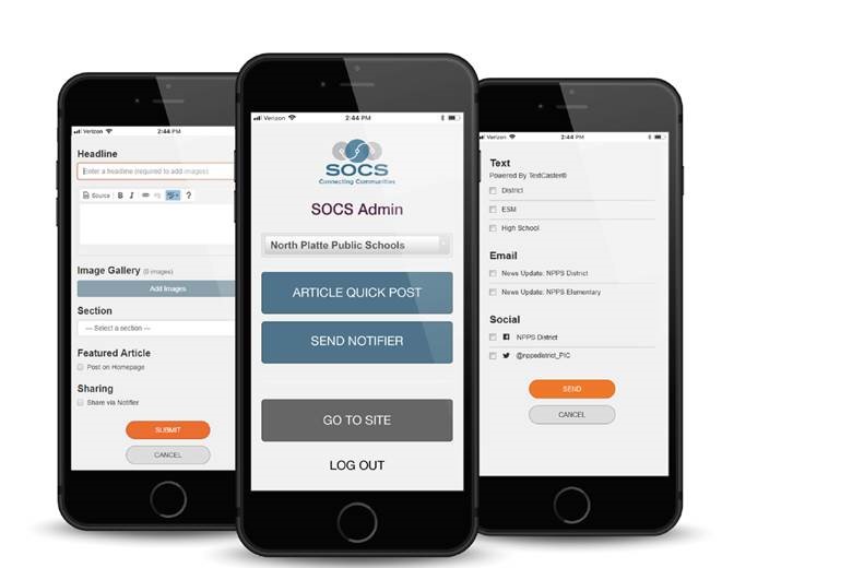SOCS Admin App Looks